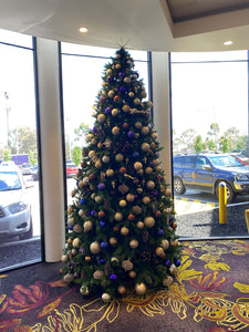 How do I book my decorated Christmas tree?