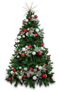 'Holly' LIMITED EDITION artificial decorated Christmas Tree - Hire
