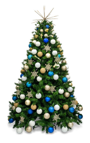 Sea and Sand decorated artificial Christmas tree for hire in Melbourne
