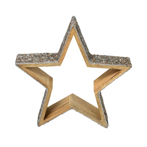 Hire a Glitter Star for tabletop decoration. Coordinates with our decorated Christmas trees.