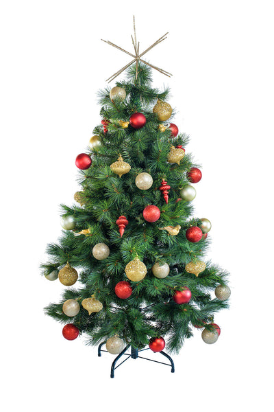 Hire a tabletop Traditional decorated Christmas tree for tabletops, receptions desks. Coordinates beautifully with professionally decorated Christmas trees.