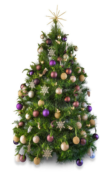 'Woodland' Christmas Decorations Package for Christmas Tree - Hire
