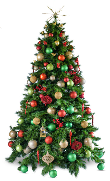 Decorated Christmas tree hire Melbourne. Artificial Christmas tree.