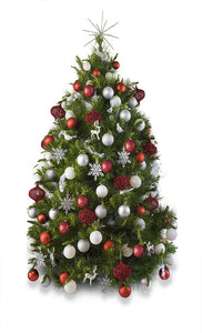 Real Christmas tree delivered Melbourne hire decorated Christmas tree