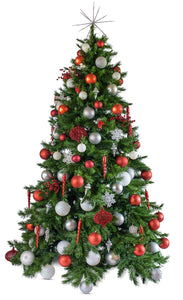 'Noel' artificial decorated Christmas Tree - Hire